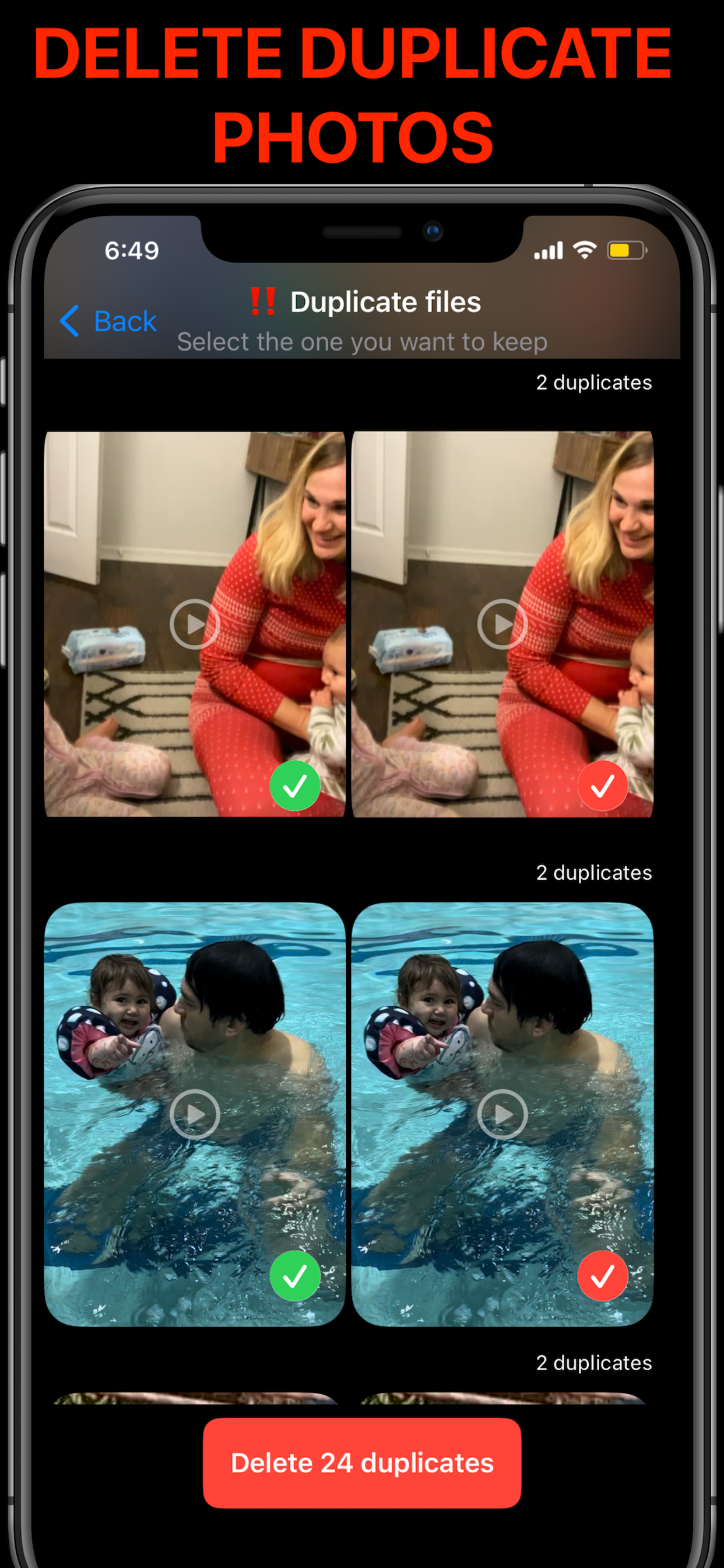 PX Cleaner duplicates feature
